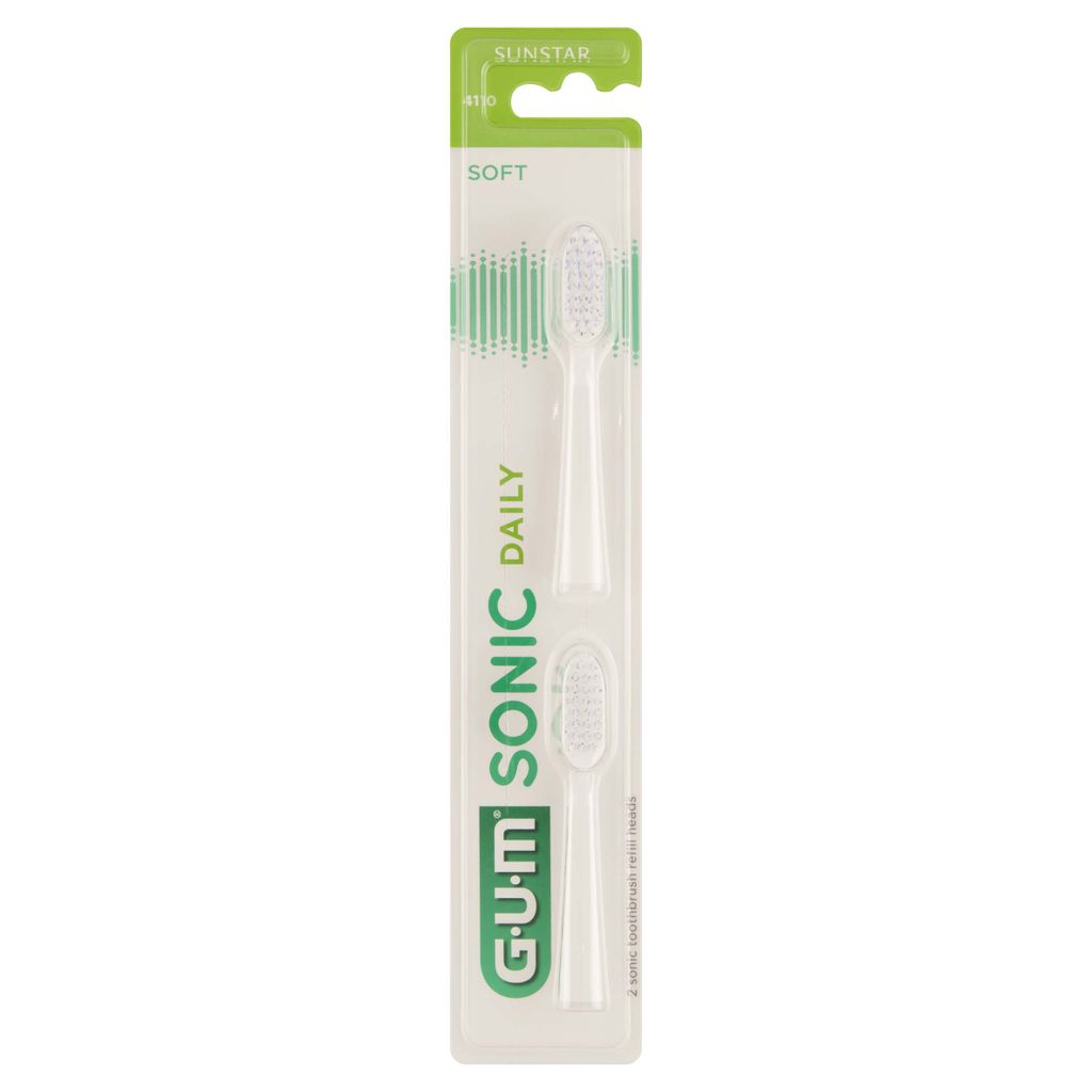 2x Gum Sonic Daily Soft White 4110 Tips