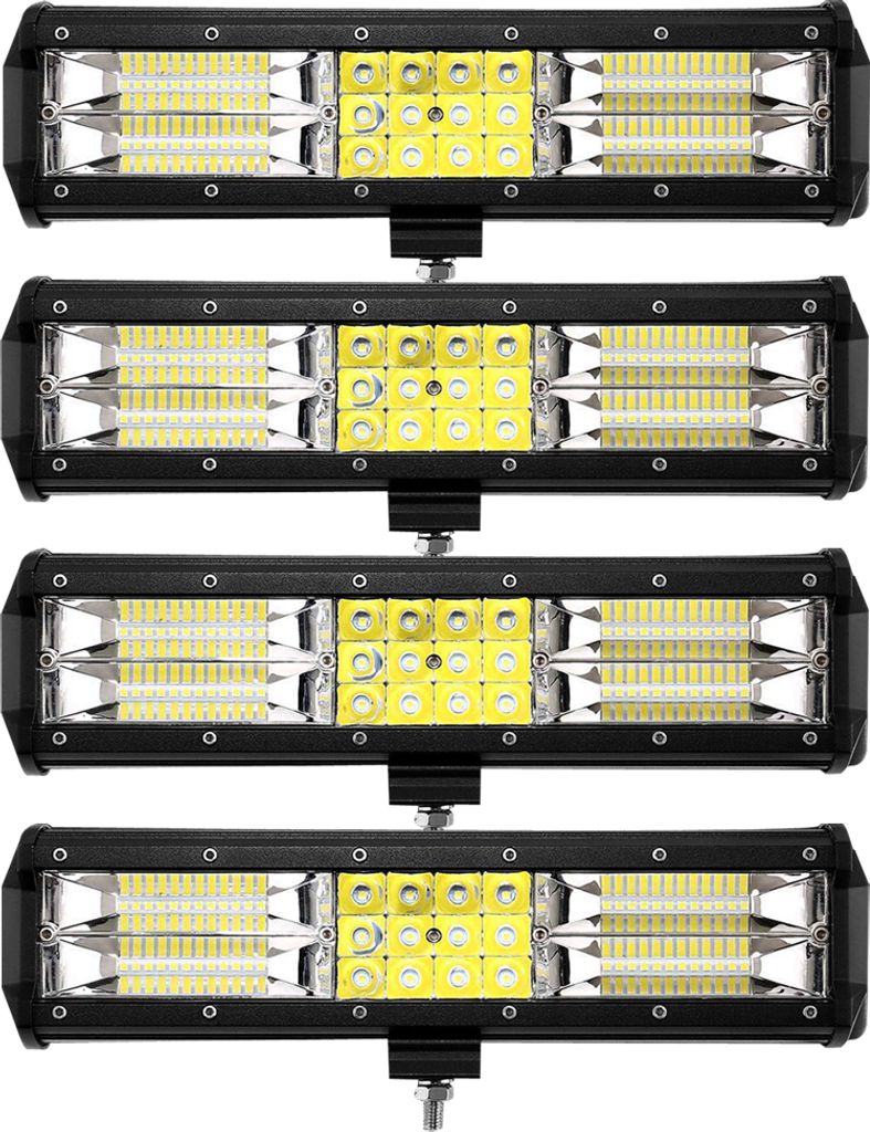 Greenmigo 4X 180W LED Arbeitsscheinwerfer Off-Road Scheinwerfer Bar Fernlicht 12V-24V Reflektor Lampen IP67 Wasserdicht Zusatzscheinwerfer Flutlich...