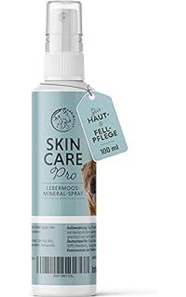 Annimally Tier Haut-Pflege-Spray trockene Haut für Hund, Pferd & Kleintiere bei trockener Haut I Spray mit Lebermoos, Aloe Vera, Totes-Meer-Salz, ...
