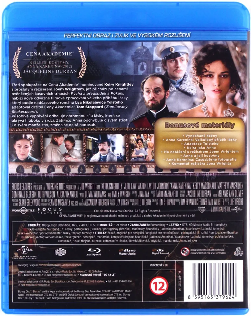 Anna Karénine Blu-ray Version Originale - Le chef-d'œuvre de Tolstoï