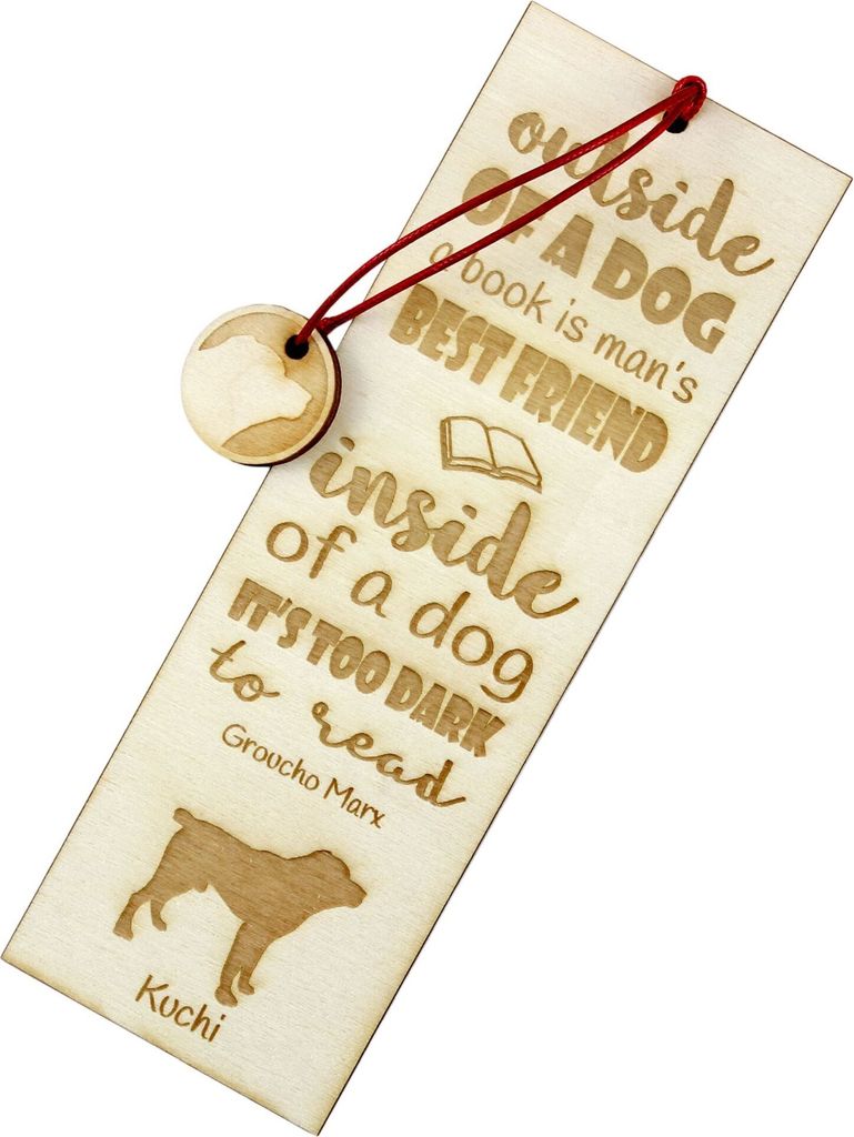 Kuchi, Sage Jangi, Afghanischer Schäferhund - Lesezeichen mit Hund, personalisiertes Lesezeichen, Geschenk für Bücherwurm von der Marke Art-Dog