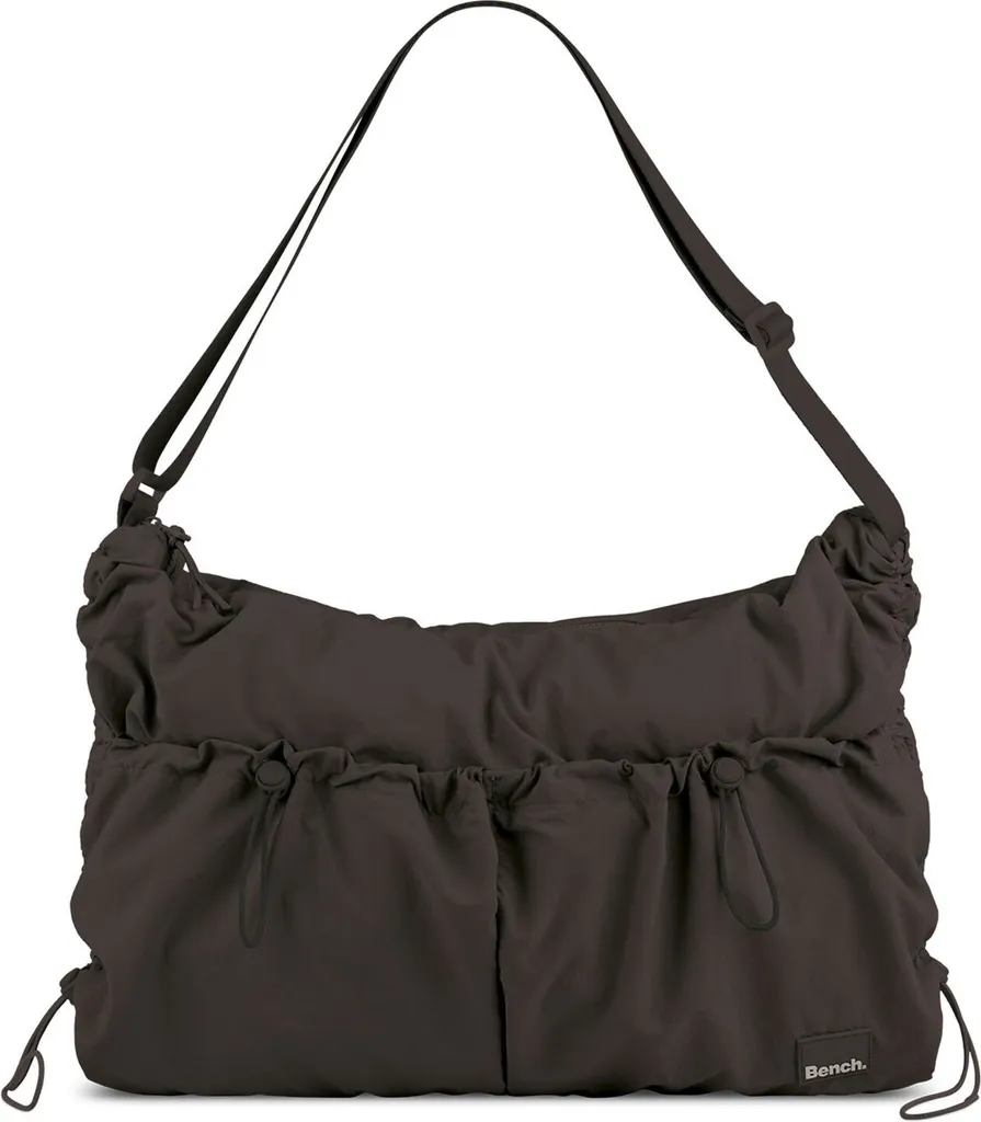 Sac à épaule bandoulière pour femme Bench en coloris gris foncé doux