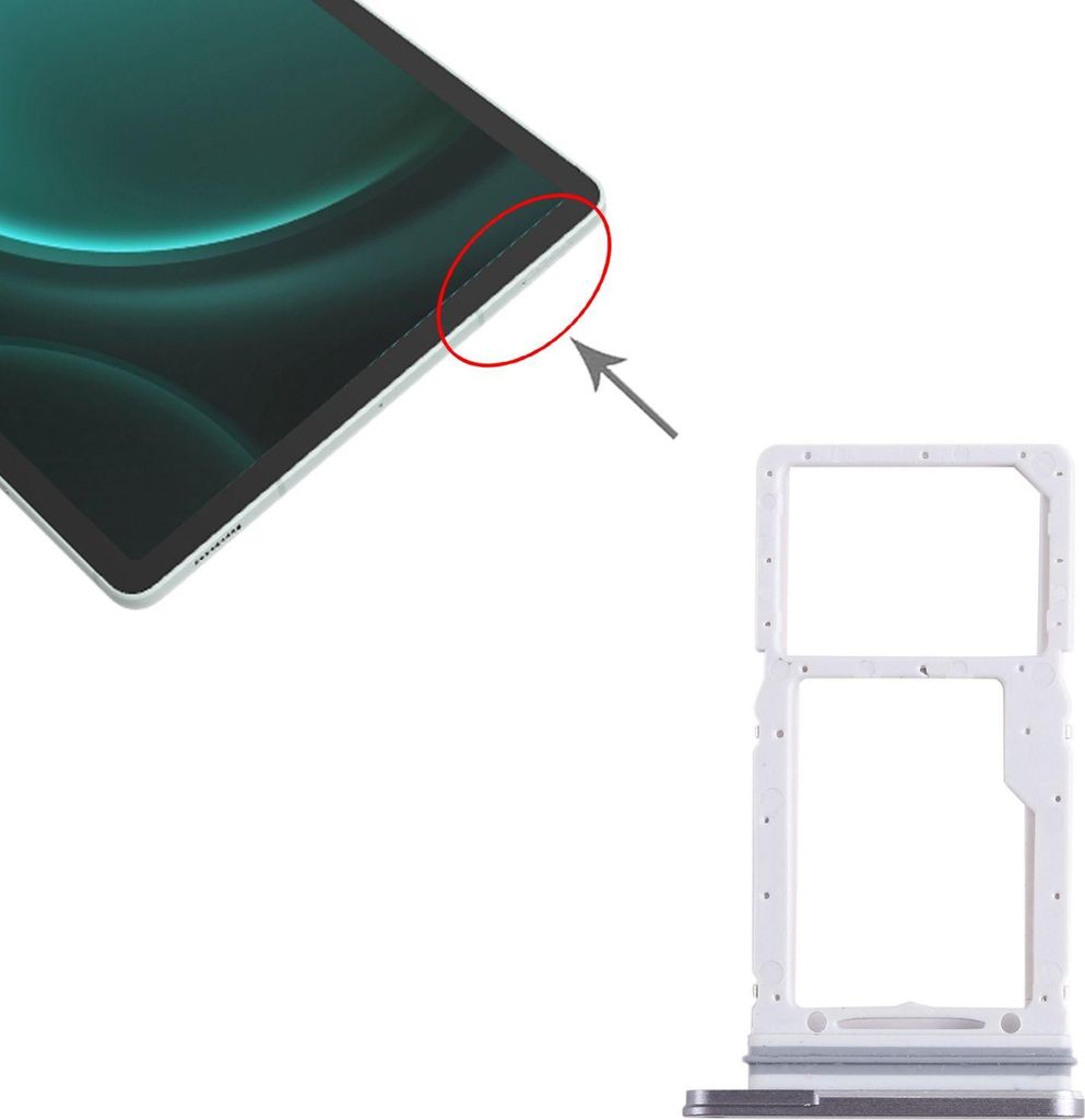 Für Samsung Galaxy Tab S9 FE SM-X516 SIM + Micro SD Kartenhalter LTE- Edition