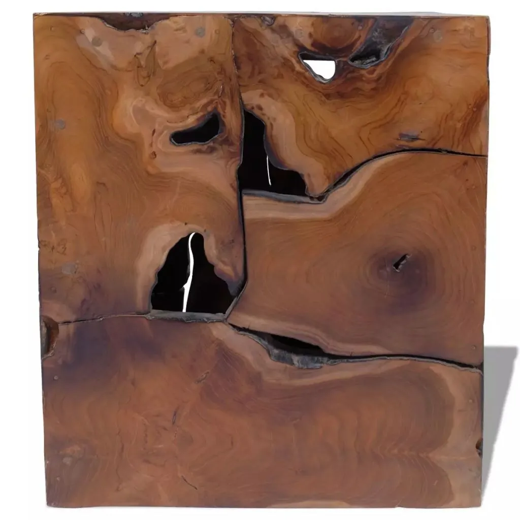 Sgabello in Legno Teak per Esterni | Massiccio e Resistente Intemperie - 13