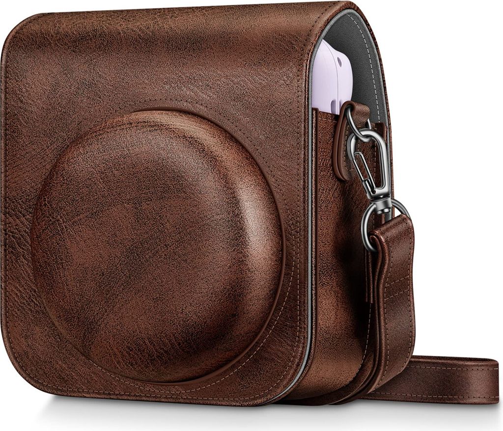 Fintie Tasche für Fujifilm Instax Mini 12 Sofortbildkamera - Premium Kunstleder Schutzhülle Reise Kameratasche Hülle Abdeckung mit abnehmbaren E...