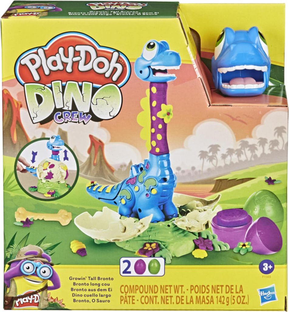 Hasbro Play-Doh Dino Crew Bronto aus dem F15035L0 Immagine del prodotto 