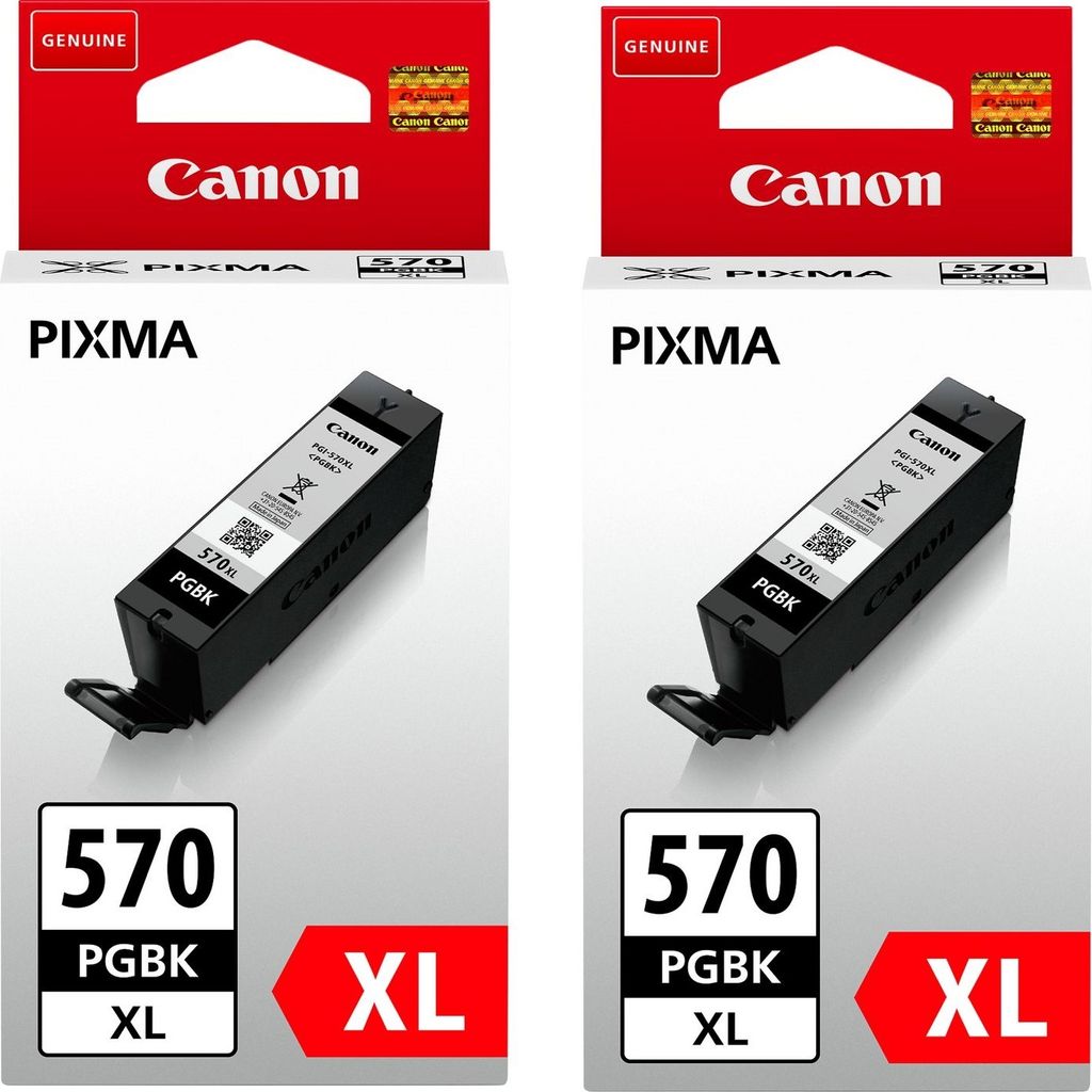 Canon PGI-570XL Twin Pack, Hohe (XL-) Ausbeute, Schwarz, 2 Produktbild 