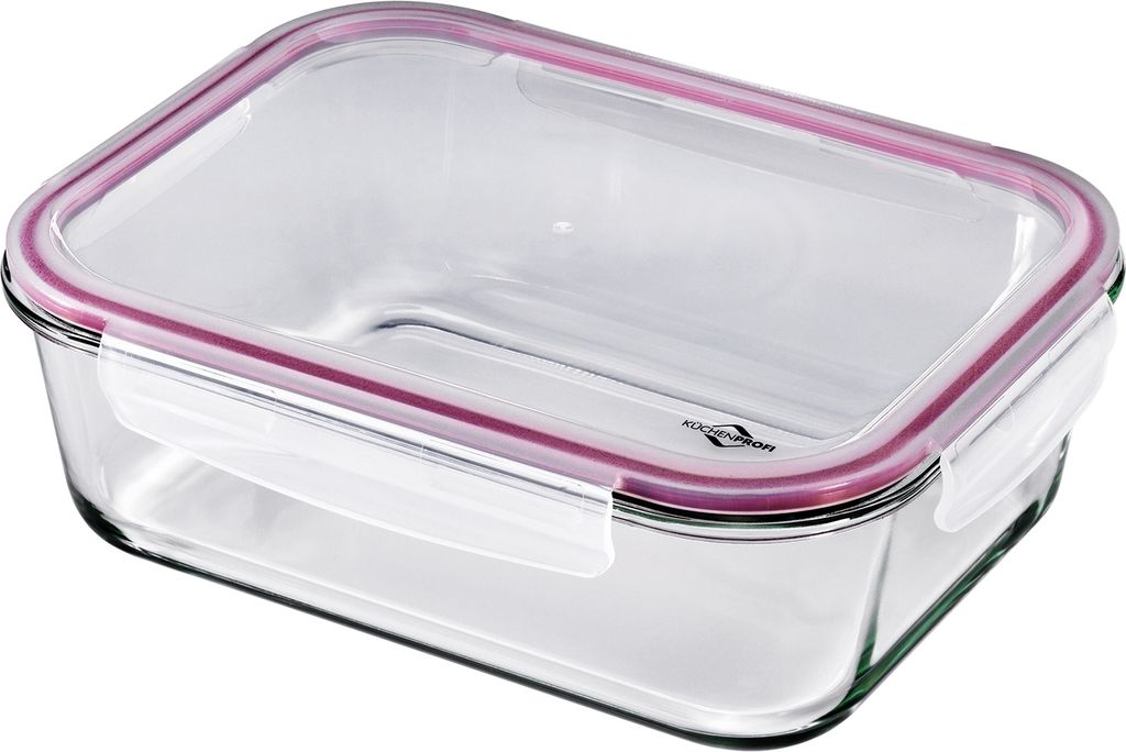 Küchenprofi Lunchbox/Vorratsdose Glas rechteckig, extra groß