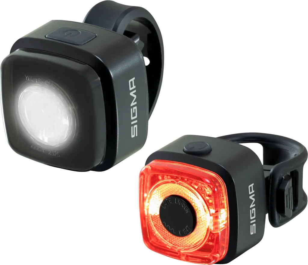 Sigma Licht AURA 30 Kit Éclairage Vélo USB-C StVZO avec Feu Arrière Micro
