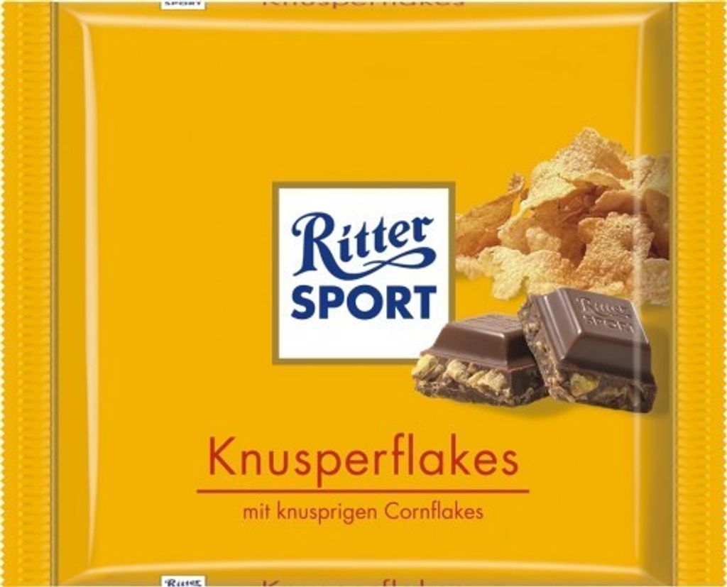 Ritter Sport Knusperflakes, Schokolade, 5 Tafeln