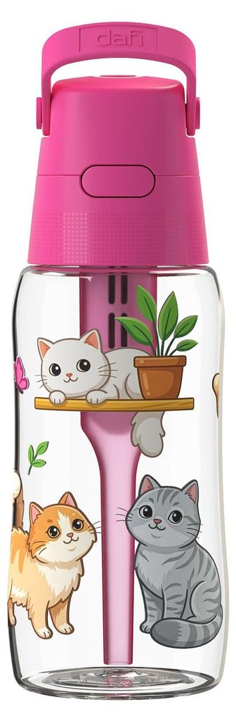 Butelka Filtrująca Dafi SOLID 0,5 Flamingowa z Filtrem Zdjęcie produktu 
