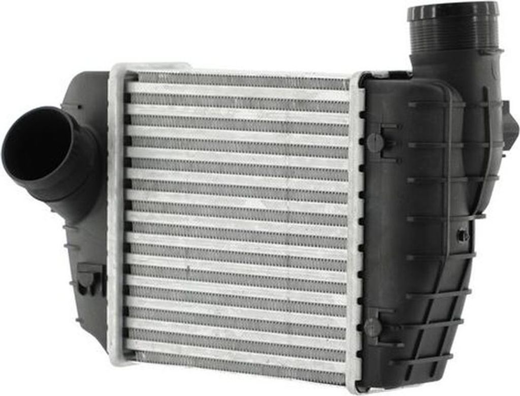 Ladeluftkühler Kühlrippen gelötet Alu 200 mm - 202 mm HELLA für u.a. AUDI A6