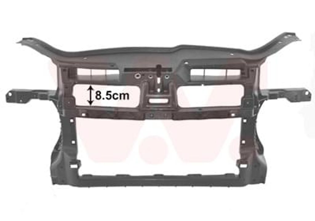 VAN WEZEL 5886678 Schlossträger Frontmaske für VW Golf V Produktbild 