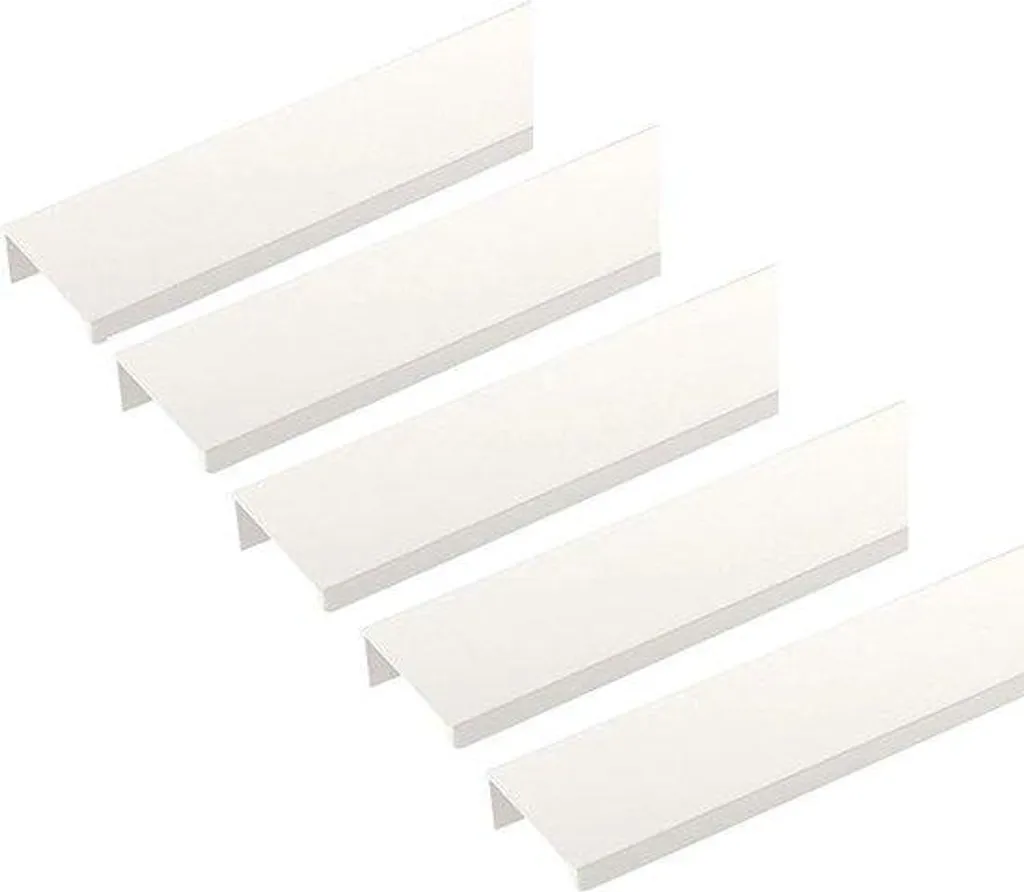 Grande poignée de tirage blanche 78 cm pour porte de dressing et cuisine