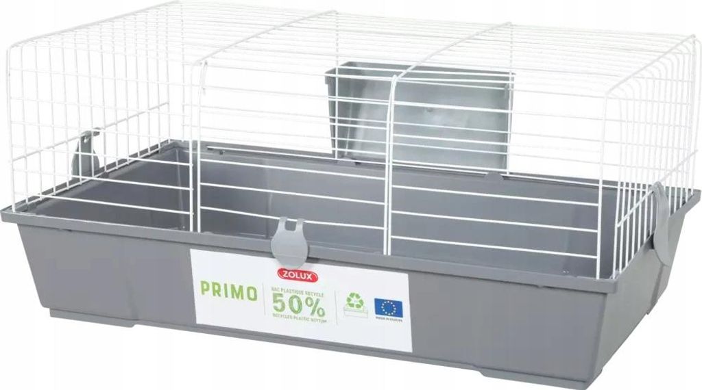 Zolux primo 80 cm - Gabbia per roditori - bianco e grigio Immagine del prodotto 
