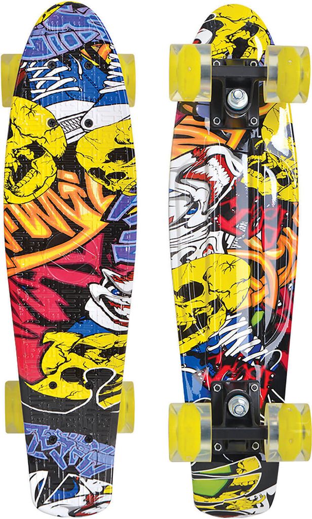 SCHILDKRÖT Retro Skateboard Free Spirit Party