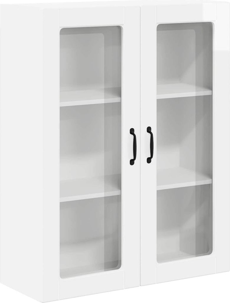 Küchenwandschrank Hochglanz Weiß 80 x 31 x 100 cm Holzwerkstoff