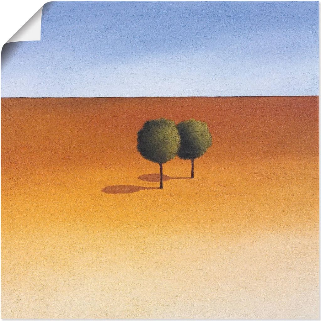 ARTland Poster Bäume Größe: 70x70 cm