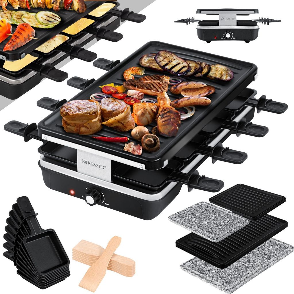 Kesser KESSERÂ¬Ã† Gourmet-Set mit natürlicher Grillplatte | Produktbild 