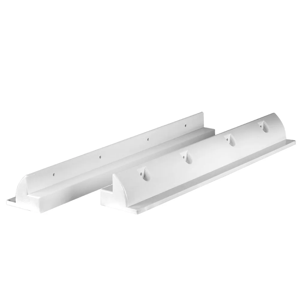 Fixation Panneau Solaire pour Van et Caravane Spoiler Blanc 55cm Robuste