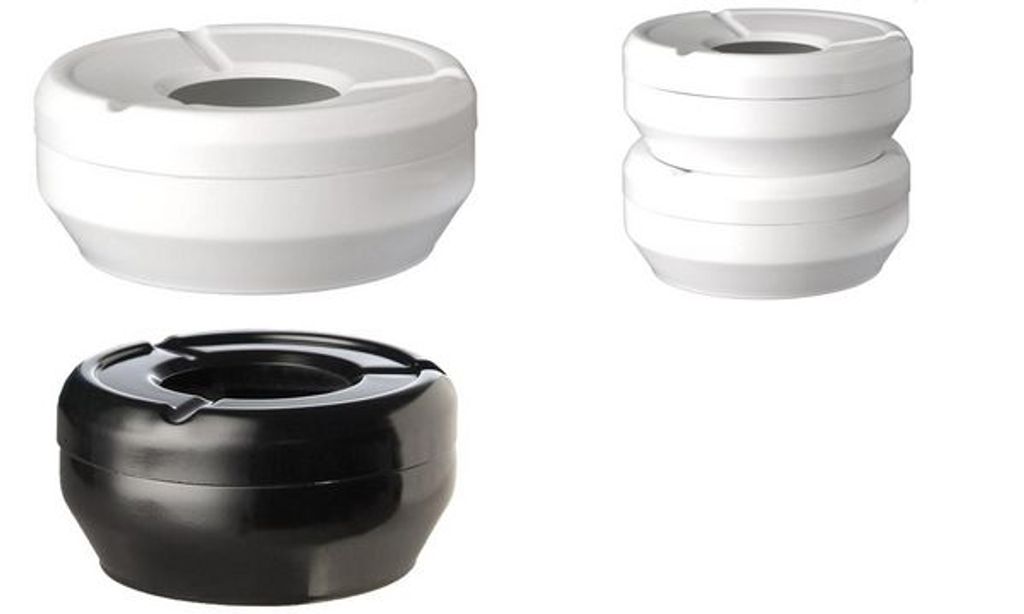 APS 83611 APS Windaschenbecher CASUAL, schwarz Productafbeelding 