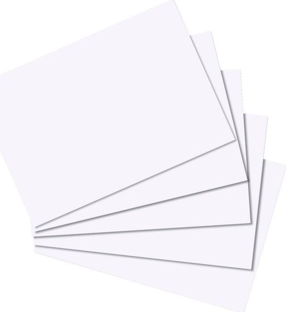 Tarjetas de estudio Herlitz, formato DIN A7, en blanco, Imagen del producto 