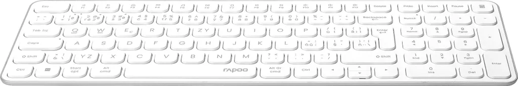 Clavier Bluetooth blanc Rapoo E9310M au design ultra-fin et chic - 2