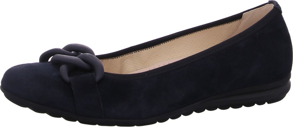 Gabor FLORENZ Ballerinas - Damen Halbschuhe - Slipper blau Freizeit NEU