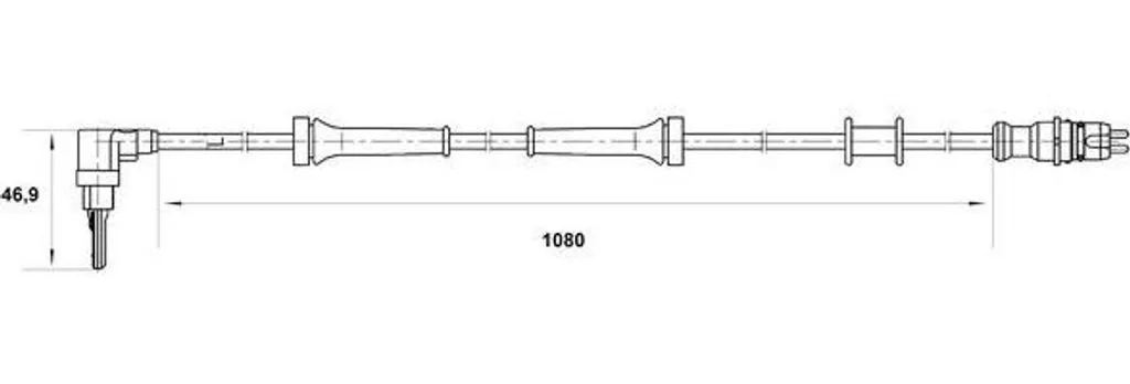 Sensore ABS Bosch 0265007035 Originale Marea 46539831 - Acquista Online