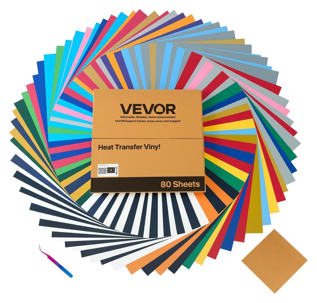 VEVOR folia winylowa termotransferowa (304,8 x 304,8 mm) 80 Zdjęcie produktu 