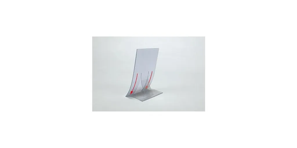 SIGEL TA160 Présentoir de Table Pliable Transparent Format A4 pour Menu