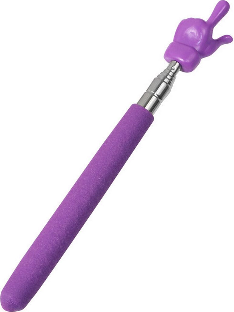 Verschlussbarer Lehrerzeiger farbiger nicht rutschfestes Griff Finger Design Edelstahl Teleskopstange leiten multifunktionale lange Unterrichtszeig...