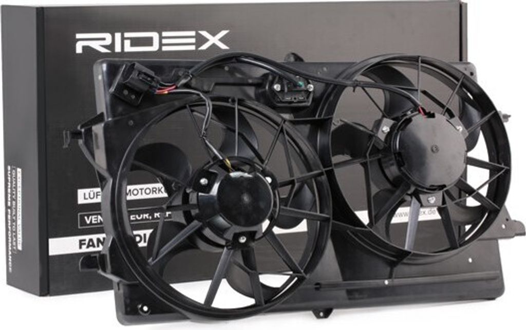 RIDEX 508R0062 Lüfter Motorkühlung Kühlerlüfter für FORD FOCUS (DAW, DBW) Wasserkühler