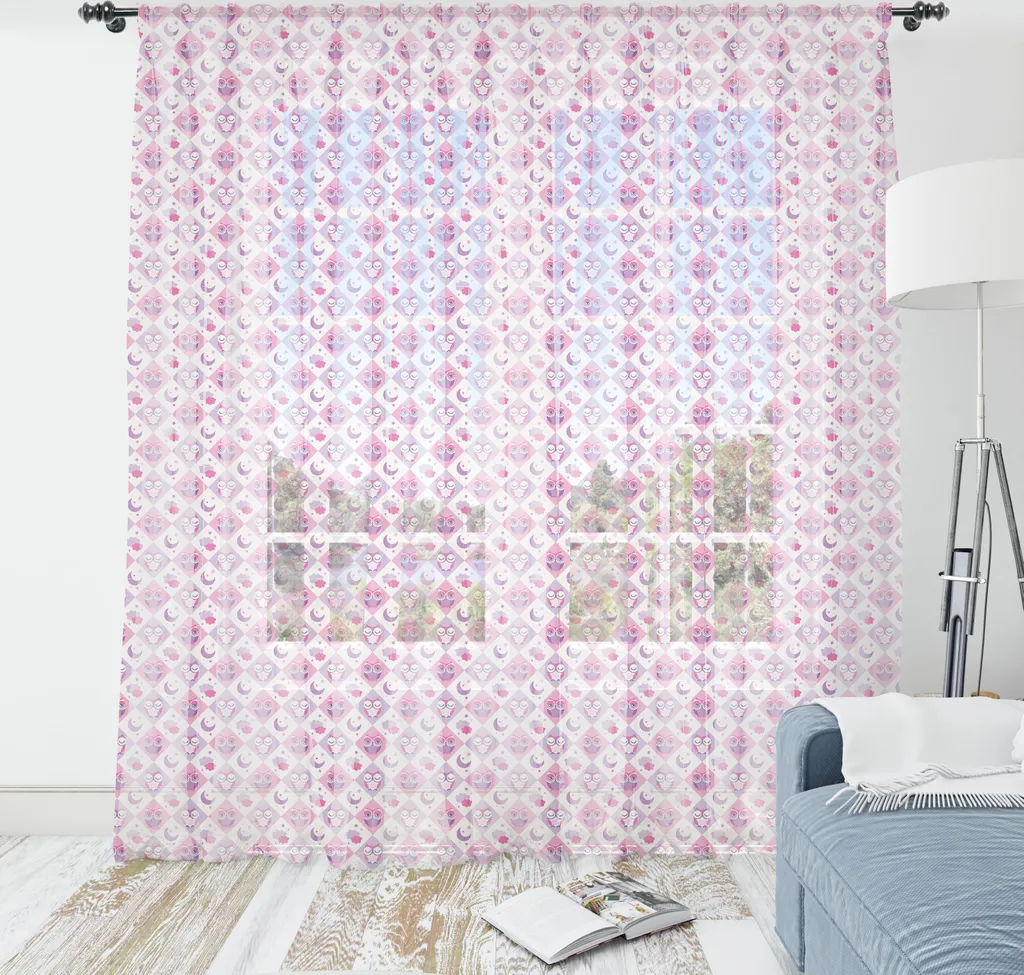 Habillage Mural XXL Satin Hiboux - Déco Rapide pour Grands Murs Vides
