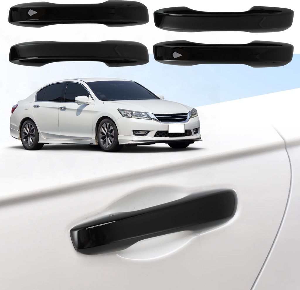Türgriffabdeckung Schutz Für Honda Civic Accord CRV HRV 2023-2025 Externe Türgriffabdeckung Hochglanz Schwarz