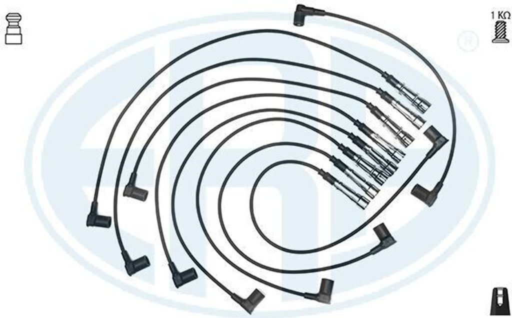 ERA 883071 Zündkabelsatz Zündleitungssatz passend für MERCEDES-BENZ S-Klasse Coupe (C126)