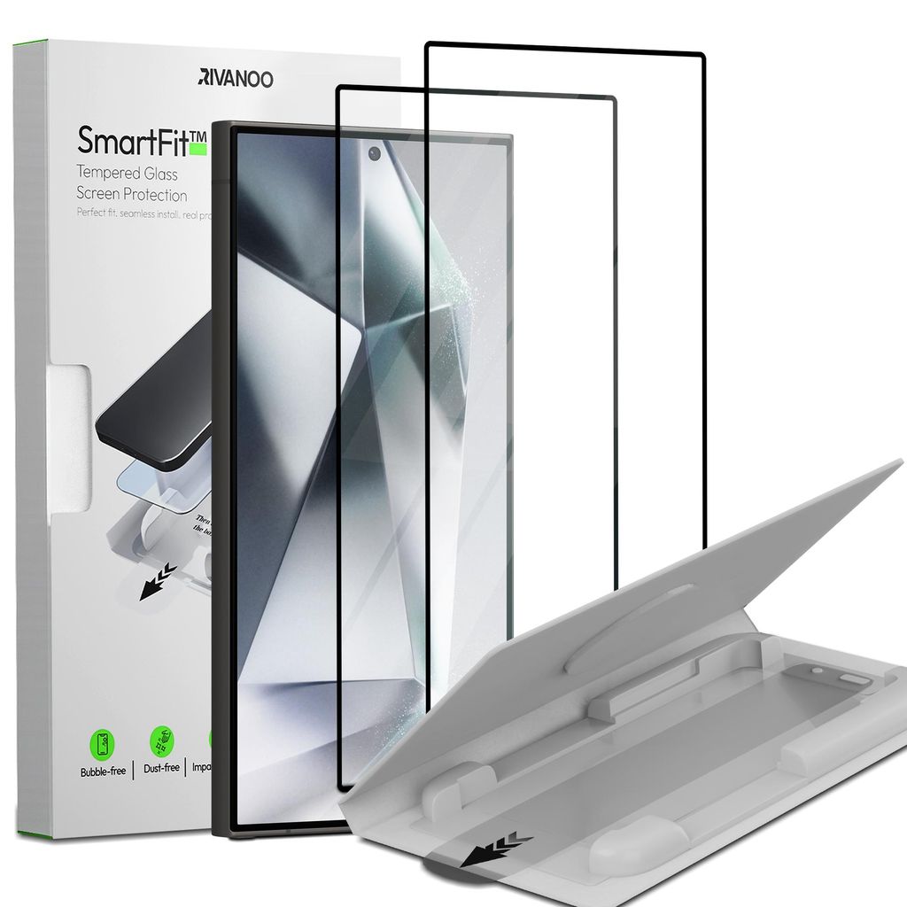 2-Pack Samsung S24 Ultra Displayschutzfolie - Gehärtetes Produktbild 