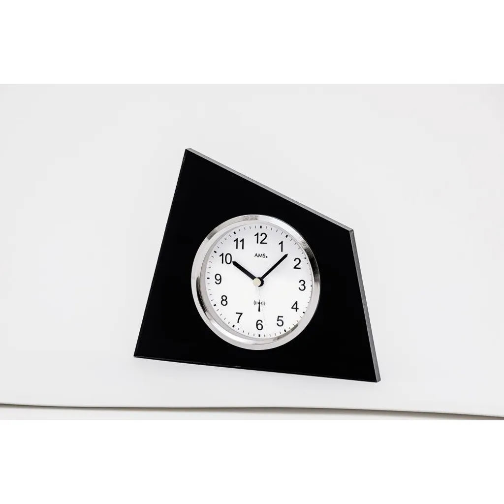 AMS Horloge de bureau radiofréquence F5175 : heure précise par radio