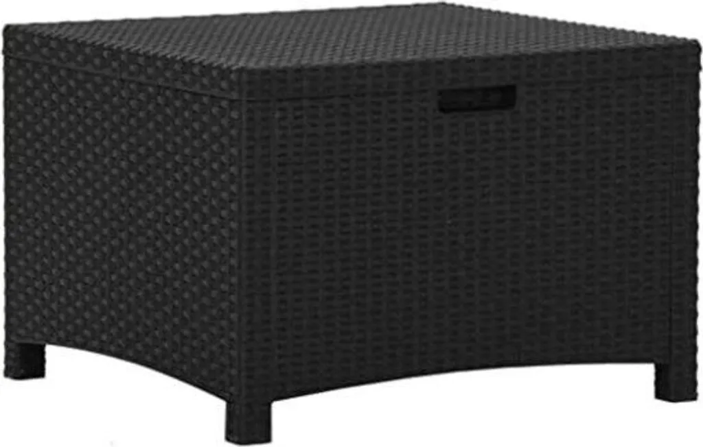 Malle de rangement jardin étanche 60cm, caisse résine haute qualité