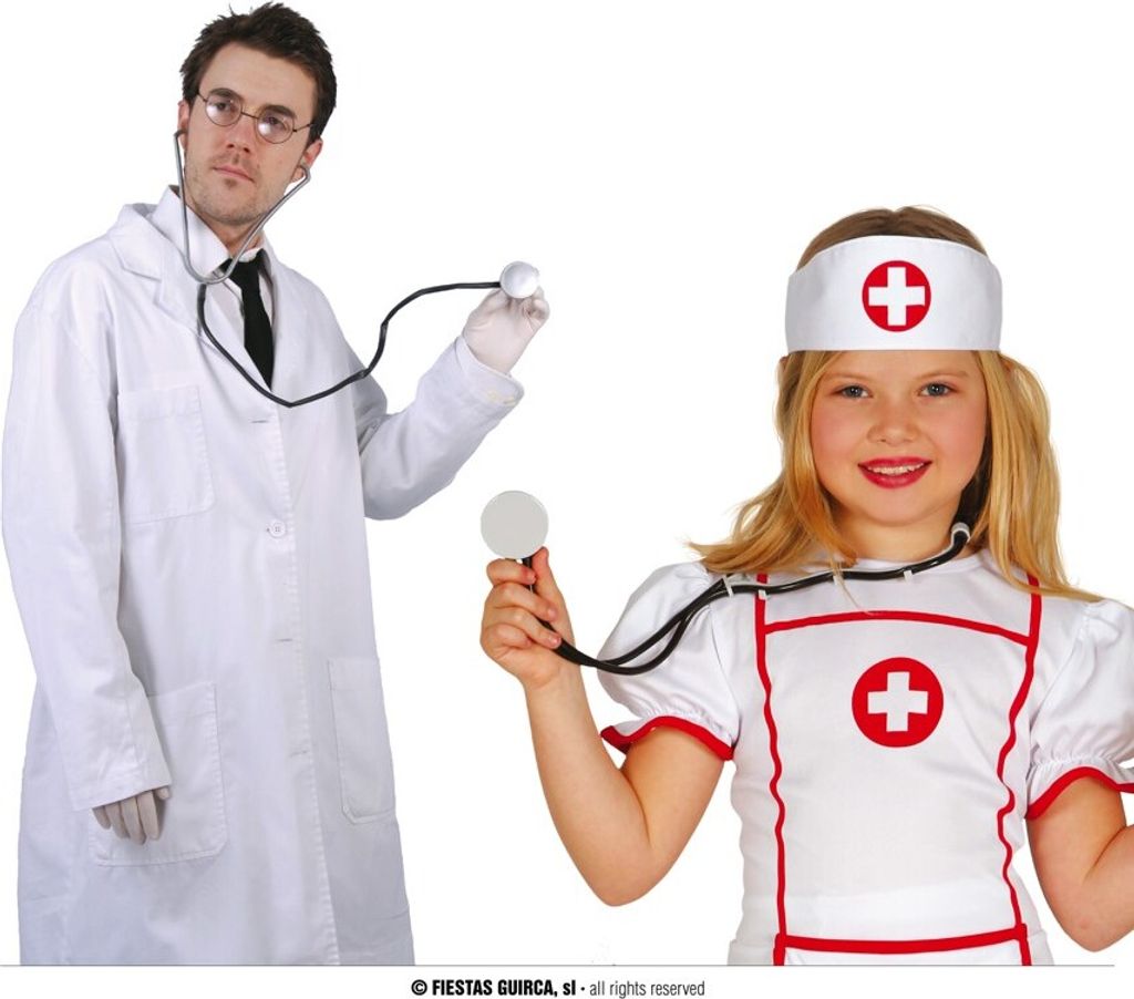 Arzt Krankenschwester Stethoskop Karneval Medizin Zubehör Produktbild 