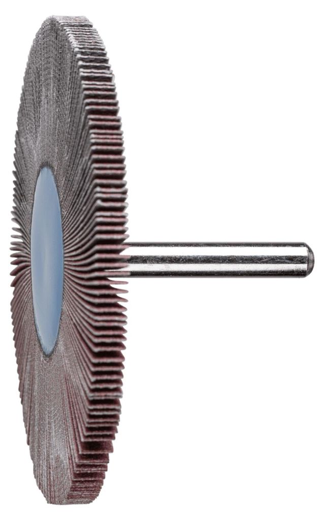 PFERD TOOLS Korund Fächerschleifer F Ø 80x5 mm Schaft-Ø 6 mm A180 für Feinschliff und Finish 10 Stk