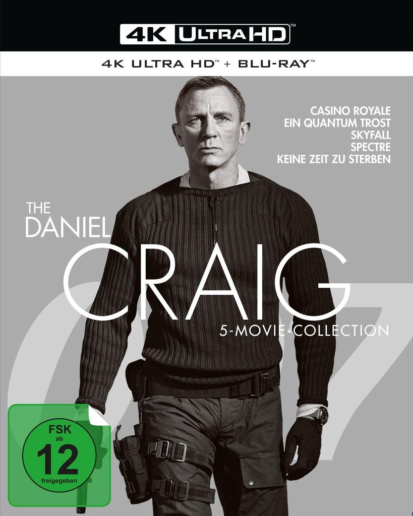 The Daniel Craig 5-Movie-Collection (James Bond) - 4K UHD Produktbild 