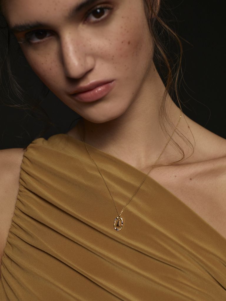 PDPAOLA Halskette LETTERS 18K gold plated silver gold Produktbild 9