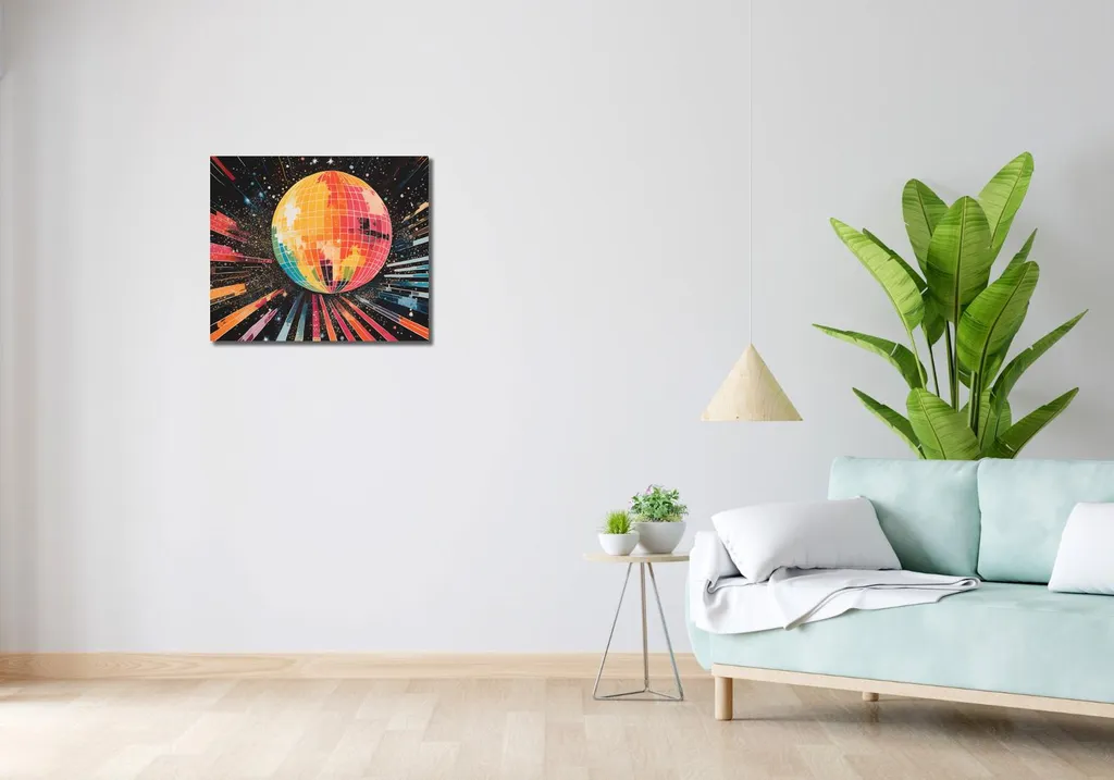 Quadro 60x50 cm Disco Gra! - 2