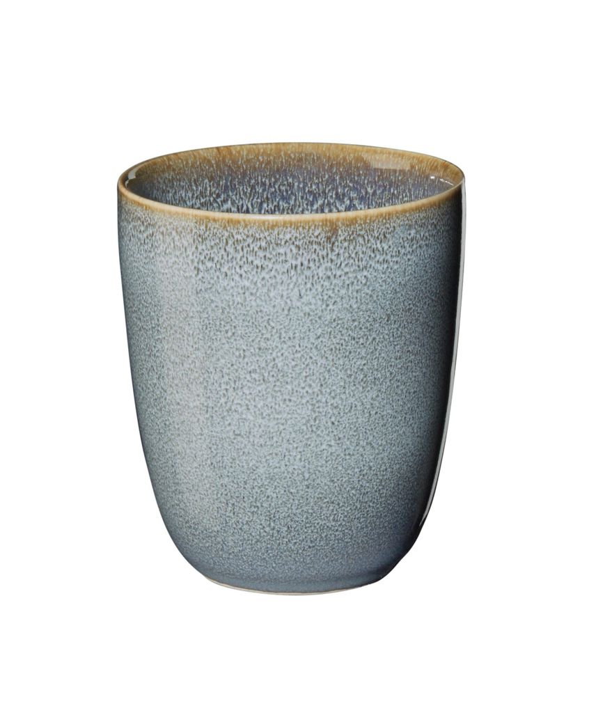 ASA Selection saisons Becher Denim, Kaffeebecher, Kaffeetasse, Kaffee Tasse, Steinzeug, Blau, 250 ml, 27071118