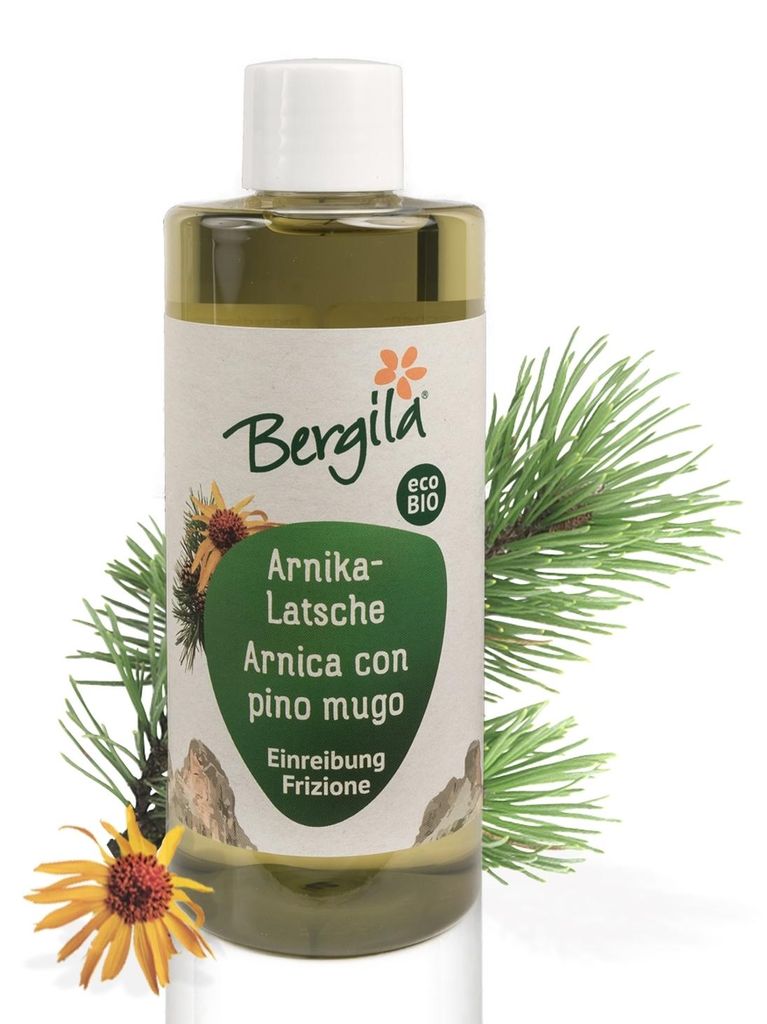 Arnika - Latsche, huile de massage, 250 ml. - Bergila Image du produit 