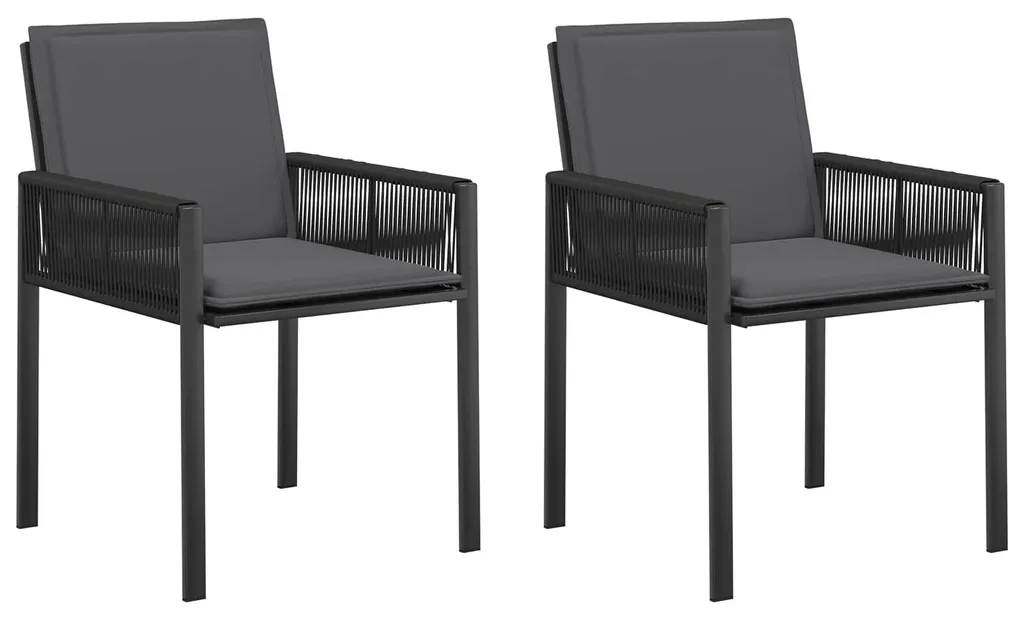 Chaises de jardin pour terrasse et repas lot de 6 sièges confortables
