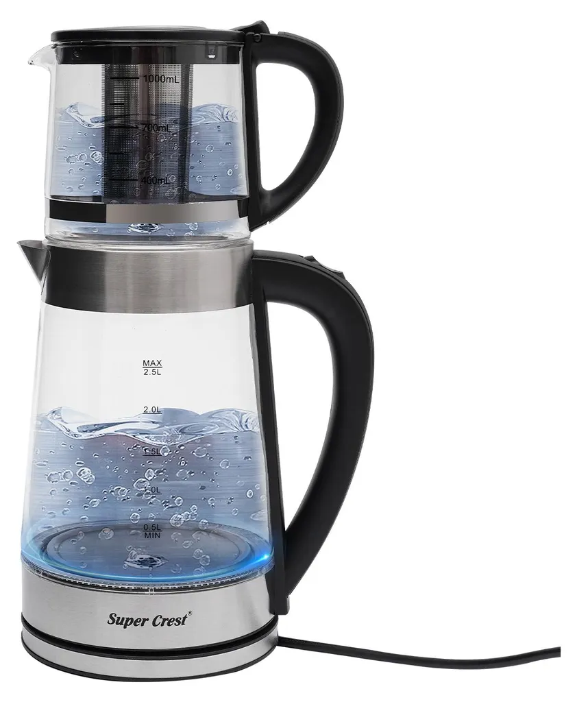 Bollitore Elettrico Vetro 2.5L 1800W | Bollitura Rapida per Famiglie - 5