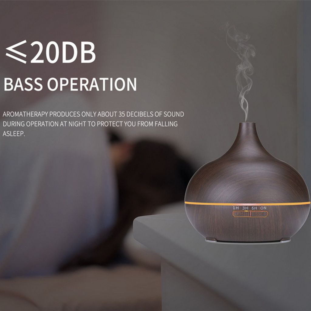 LED Ultraschall Luftbefeuchter Aroma Diffuser Aromatherapie Duftlampe 500ML 