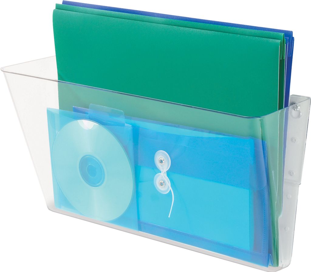 deflecto Wandprospekthalter "DocuPocket" DIN A4 quer glasklar